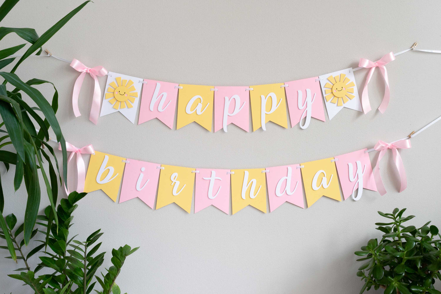 You Are My Sunshine High Chair Banner with Custom Age