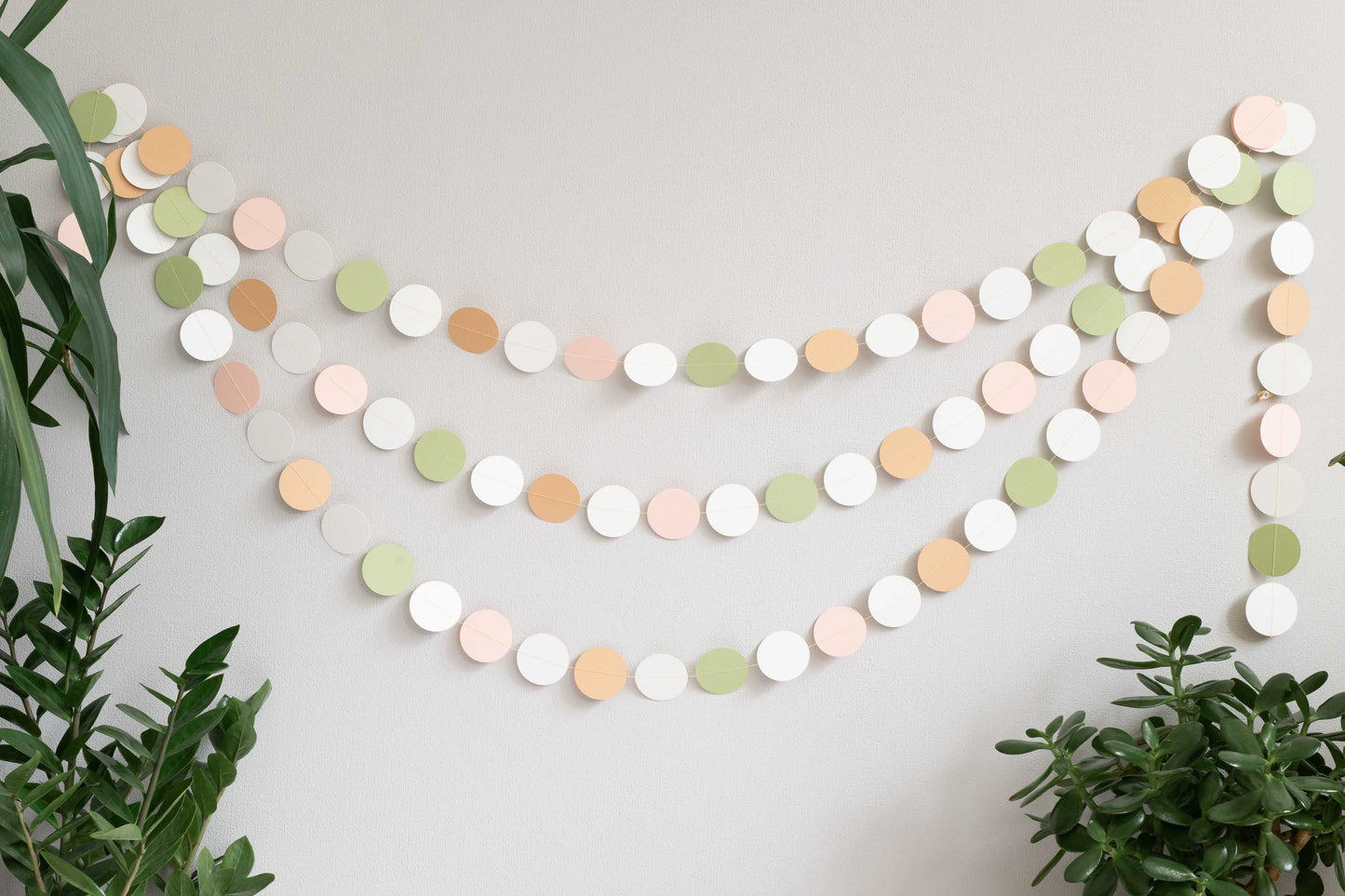 Teddy Bear Blush Pink Paper Garland