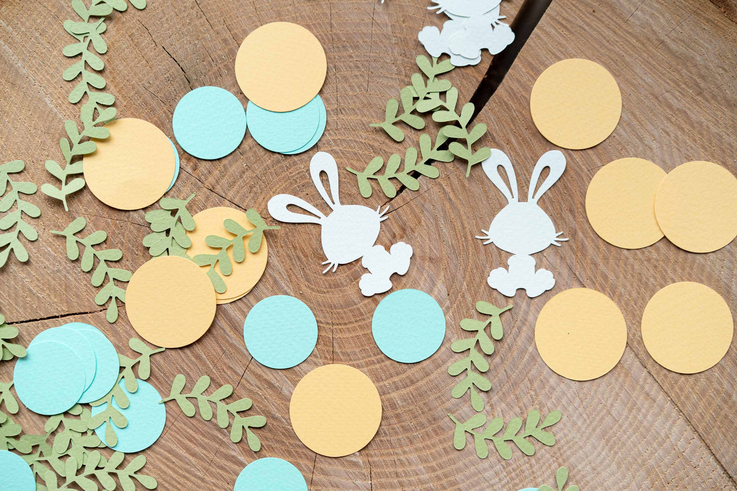 Bunny Turquoise Party Confetti