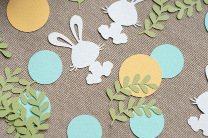 Bunny Turquoise Party Confetti