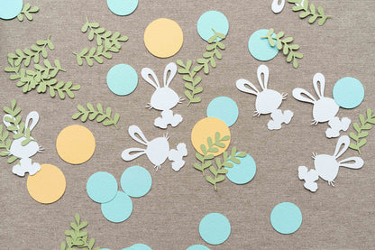 Bunny Turquoise Party Confetti